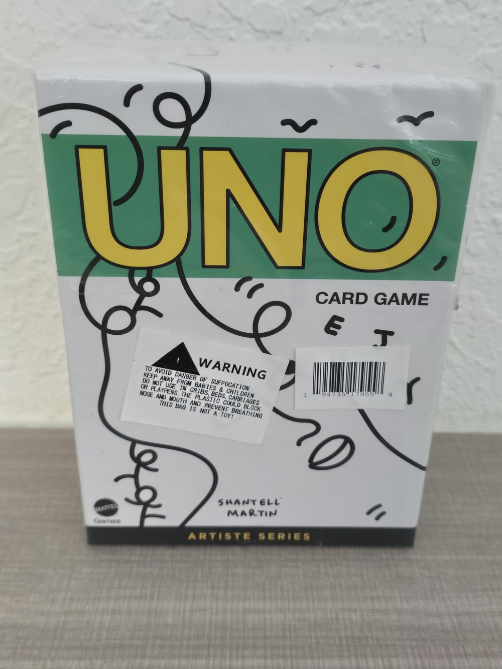 Mattel UNO Artiste Series Shantell Martin Card Game Deck BrandNew Factory Sealed